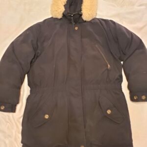 EDDIE BAUER Women's Premier Polar Goose Down Puffer Parka Size Medium
